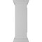 Ekena Millwork 12"W x 40"H Corner Newel Post with Panel, Flat Capital & Base Trim (Installation kit included) NWL12X40CPF0B0 - alternate 5